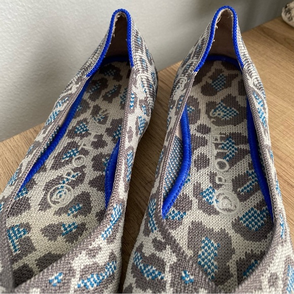 Rothy’s Spotted Leopard Round Toe Flats - Picture 6 of 11